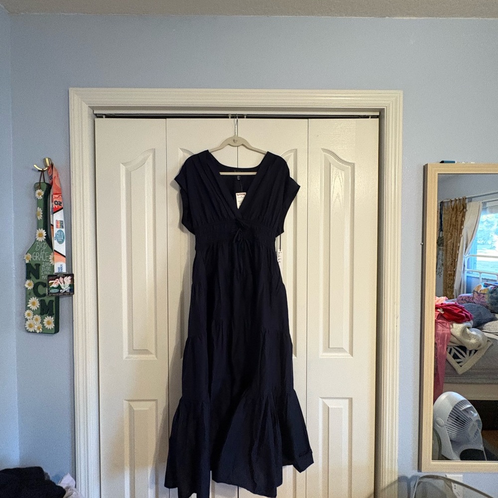 T.J.Maxx Deep Blue Maxi Dress